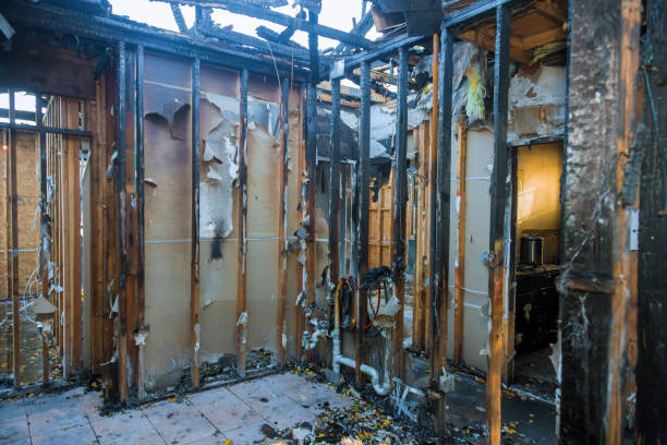 Professional Fire Damage Removal technician working in Stanley, VA